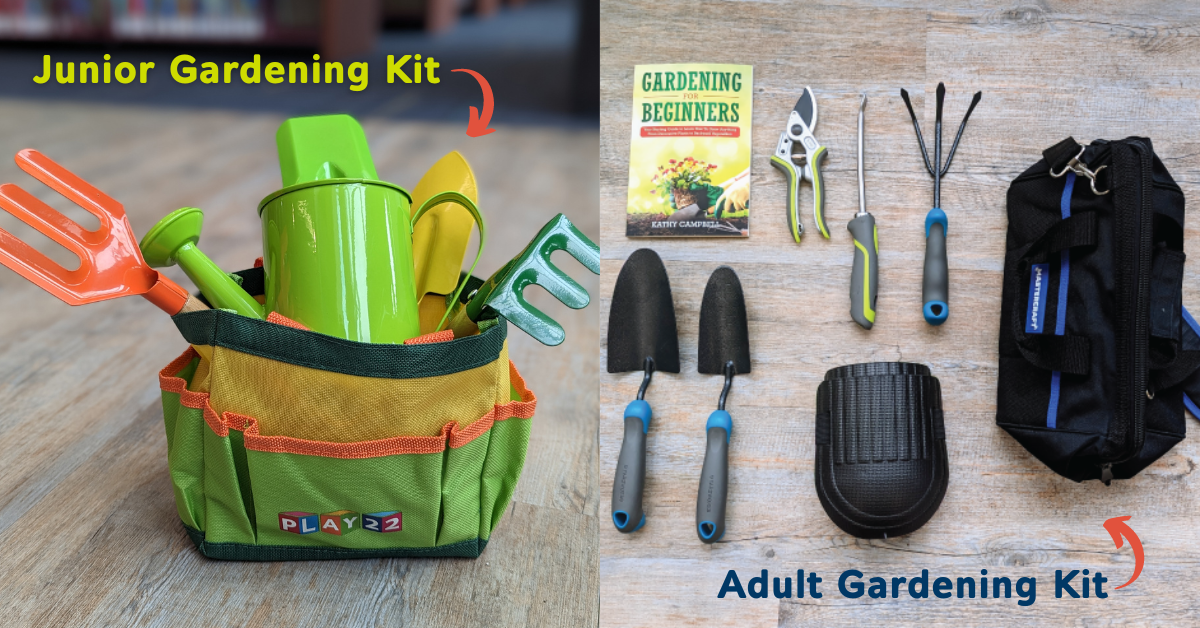 Adult Gardening Kits and Junior Gardening Kits