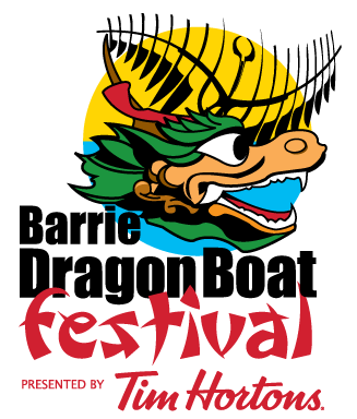 Barrie Dragon Boat Festival presented by Tim Hortons logo