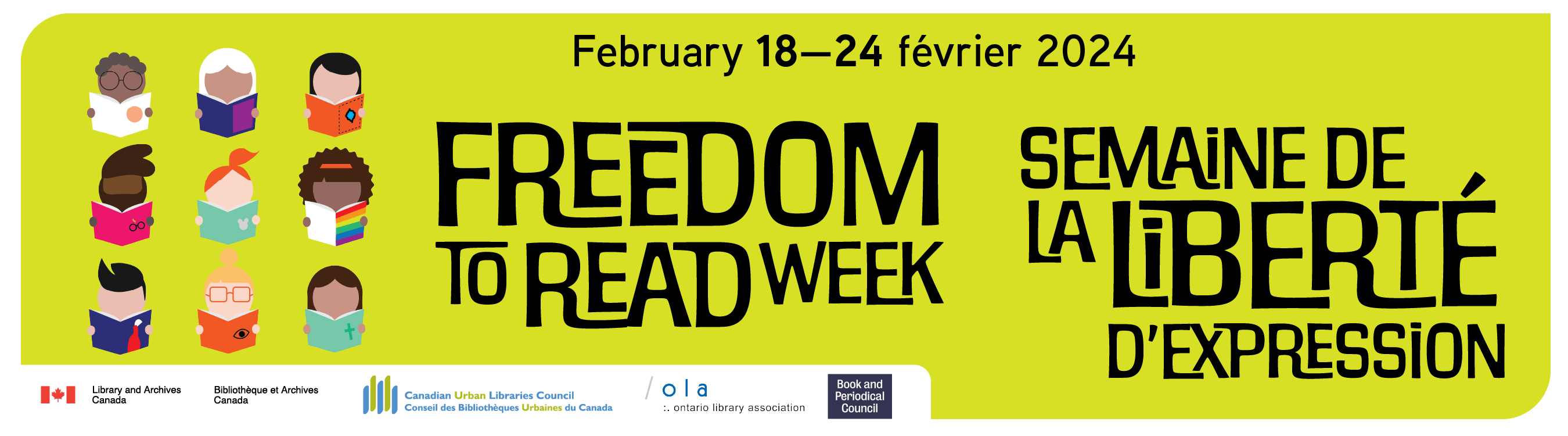 Freedom to Read Week: February 18-24, 2023. 